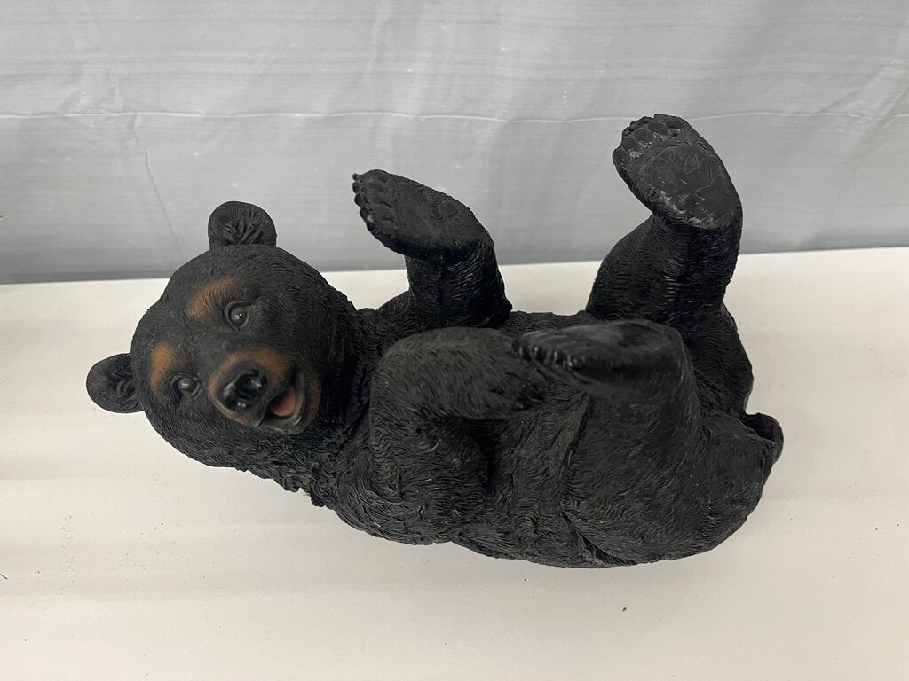 Bear laying on back