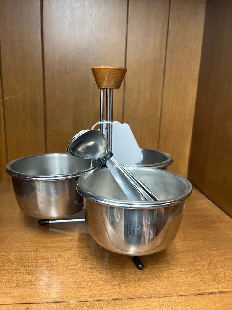 MCM Condiment Server 3 spoons