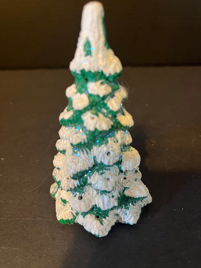 Vintage Christmas Tree Figurine