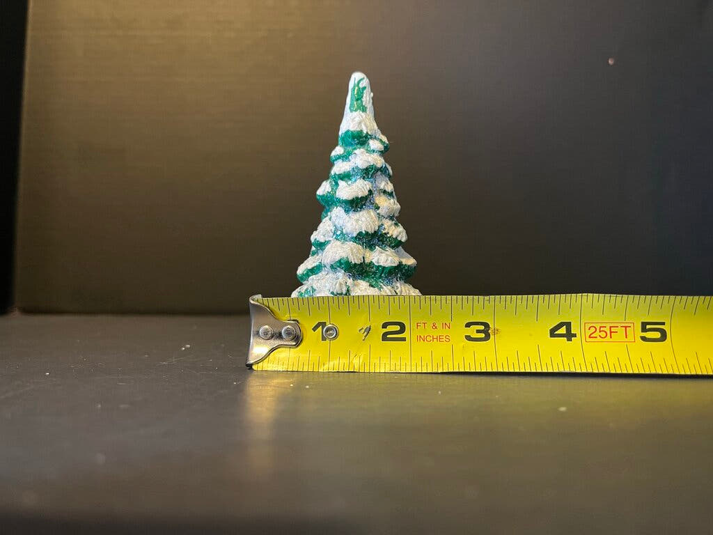 Vintage Christmas Tree Figurine