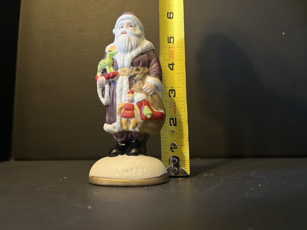 Santa Claus Figurine with Gifts