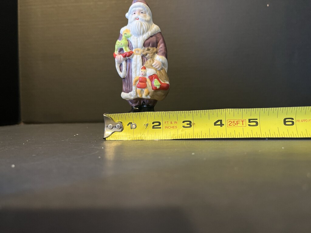 Santa Claus Figurine with Gifts