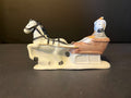 Vintage Porcelain Sleigh Figurine