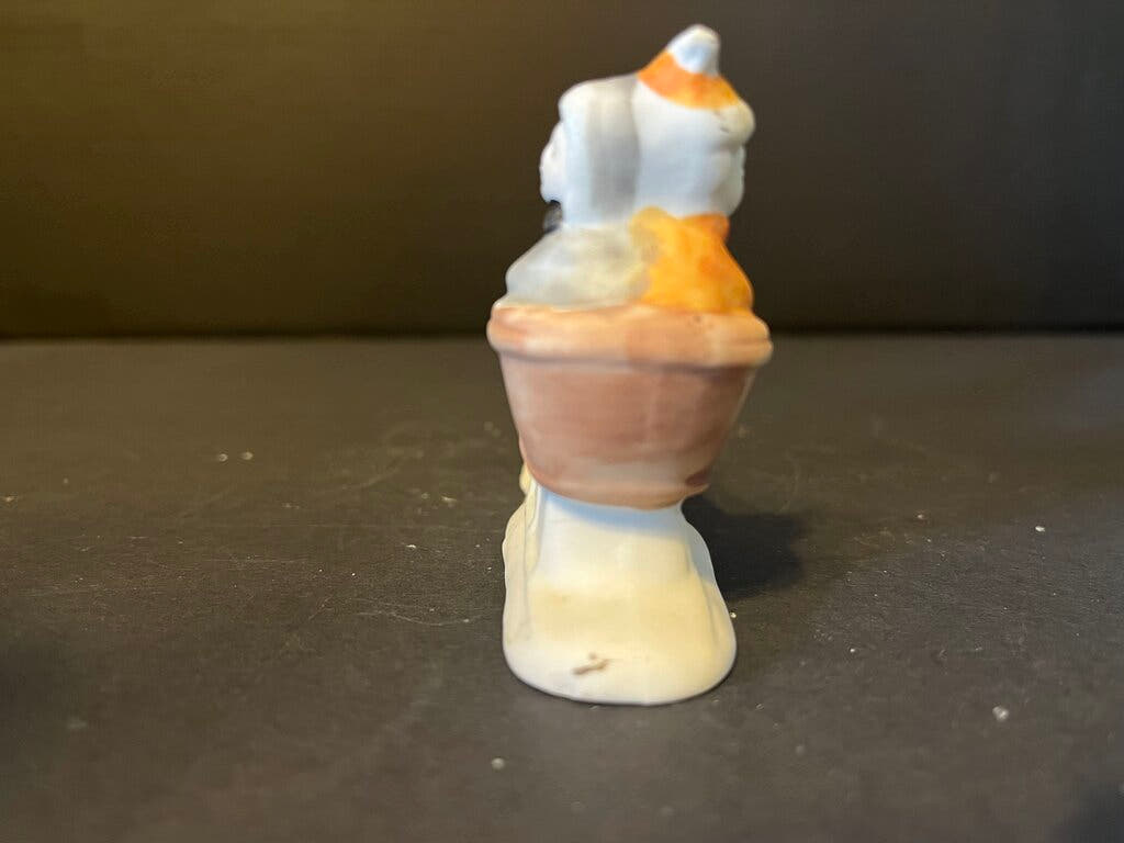 Vintage Porcelain Sleigh Figurine