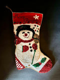 Christmas Snowman Stocking