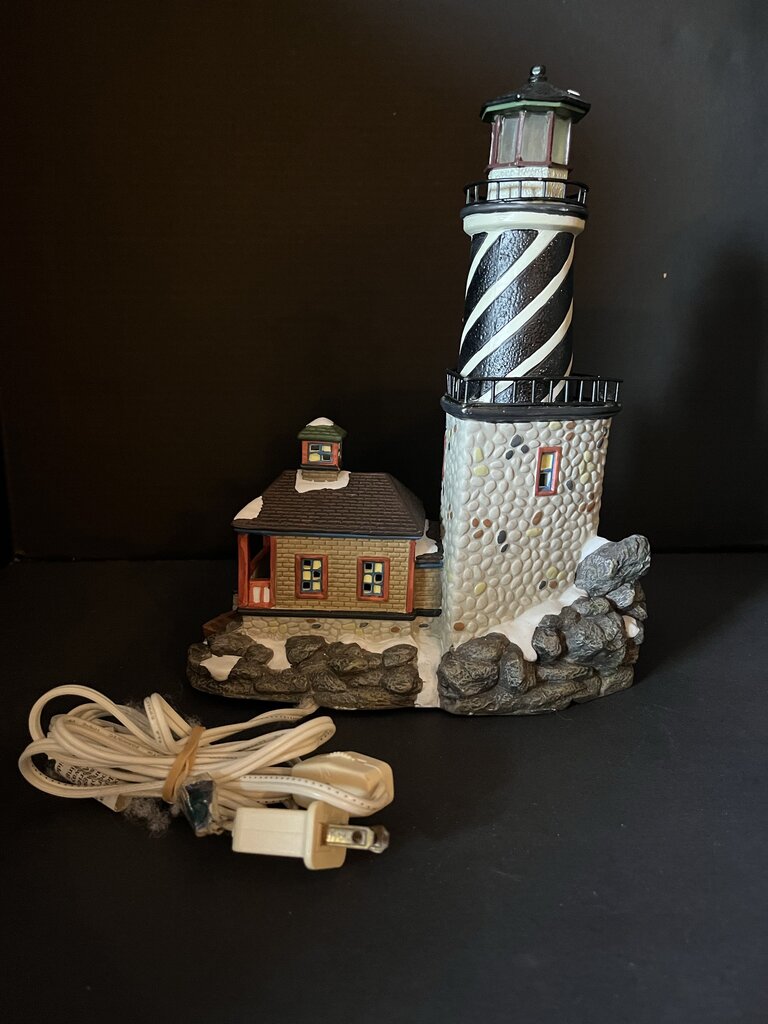 Lighthouse Decor with House