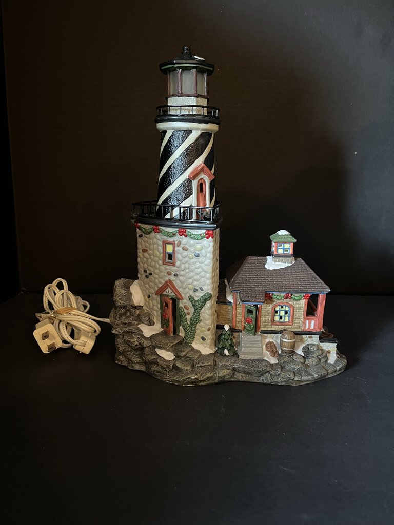 Lighthouse Decor with House