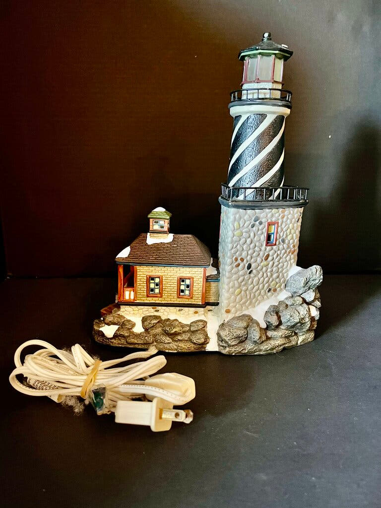 Lighthouse Decor with House