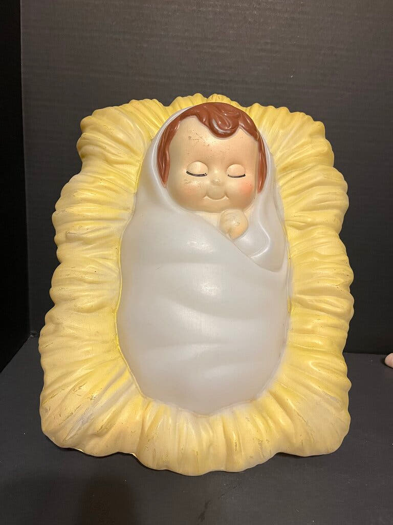 Vintage Baby Light Figurine