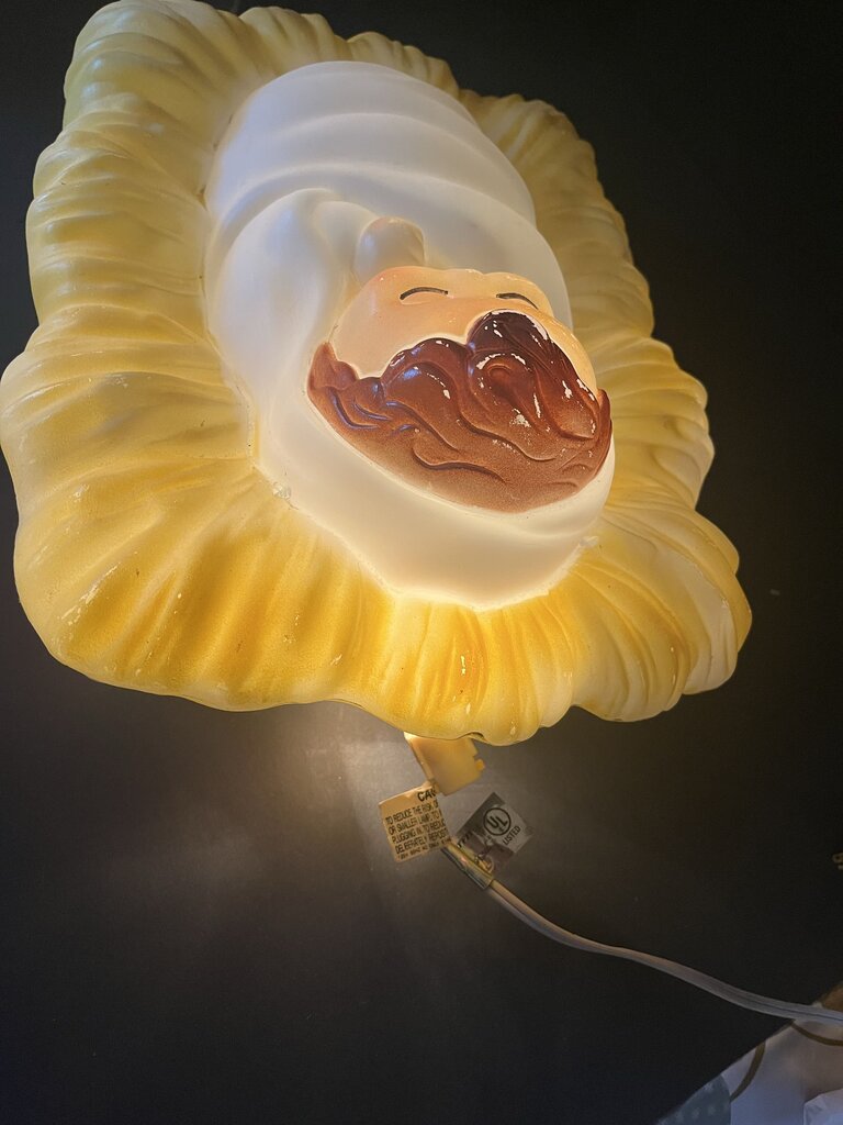 Vintage Baby Light Figurine