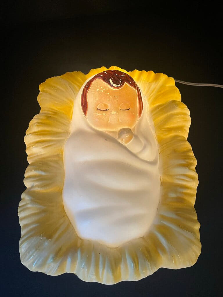 Vintage Baby Light Figurine