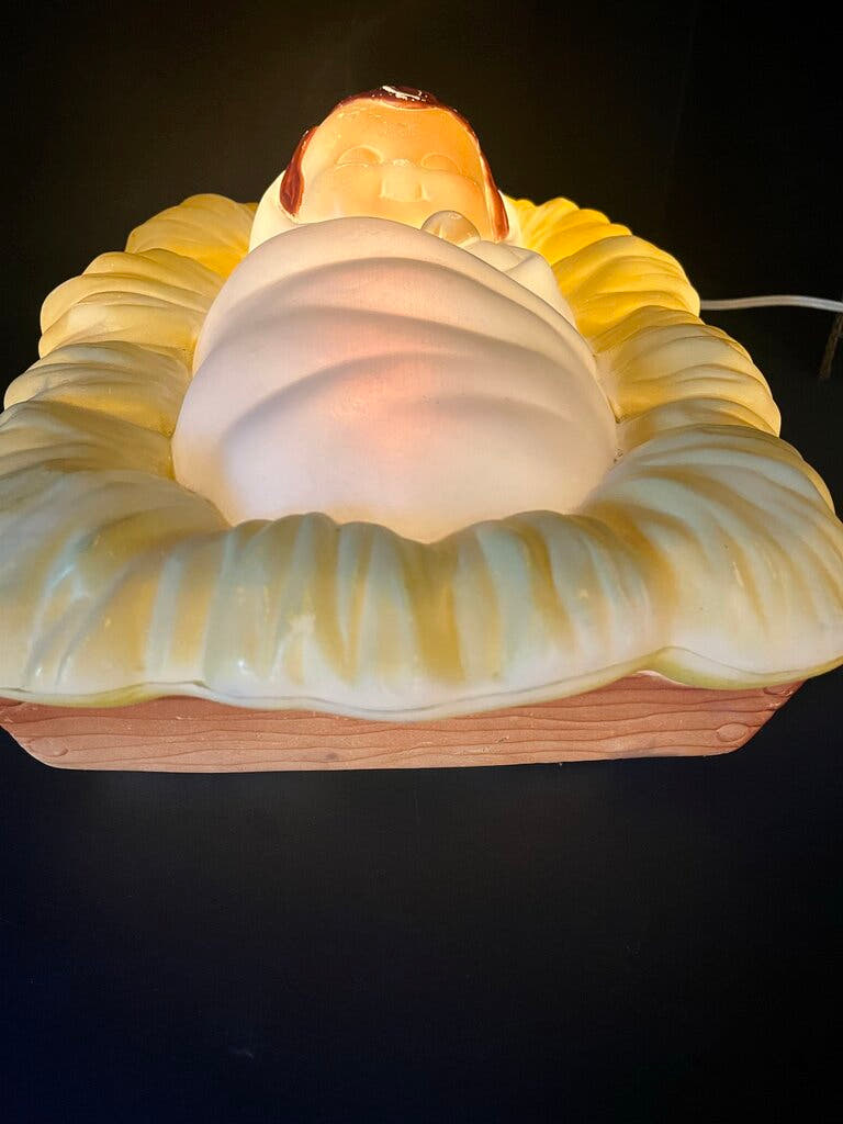 Vintage Baby Light Figurine