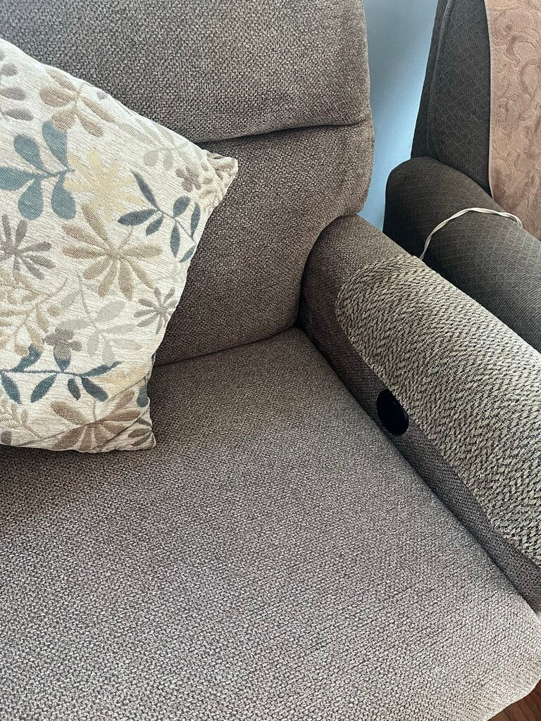 Reclining Sofa with Cushions