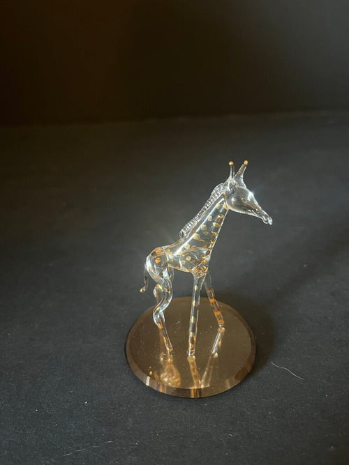 Glass Giraffe Figurine
