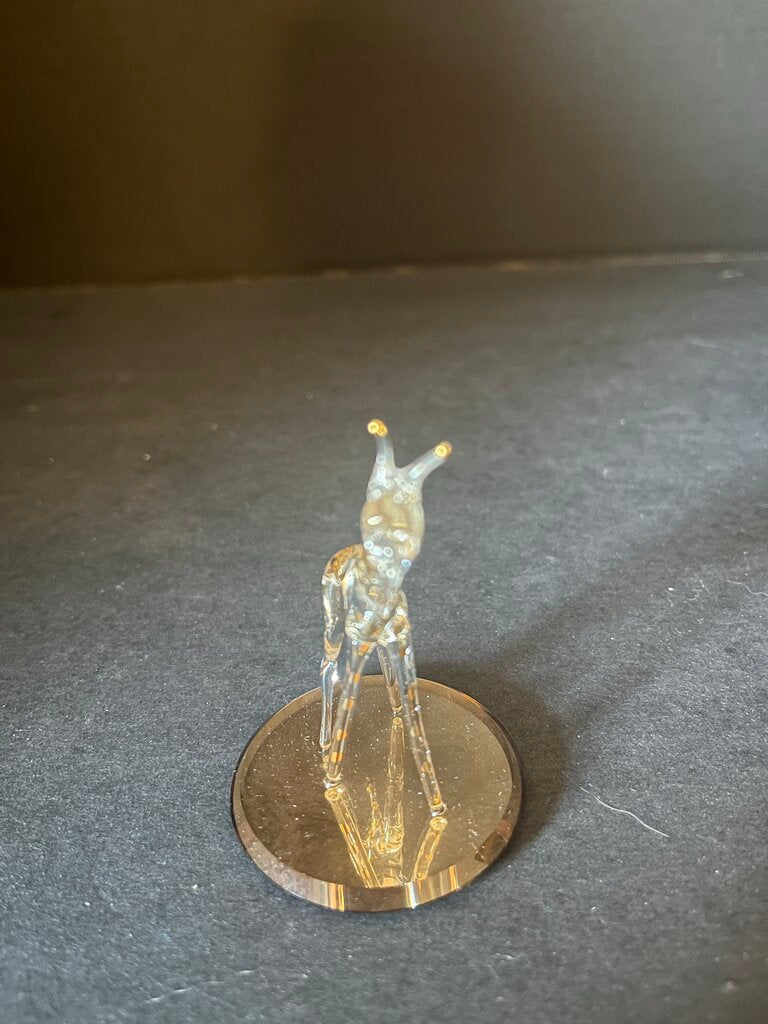 Glass Giraffe Figurine