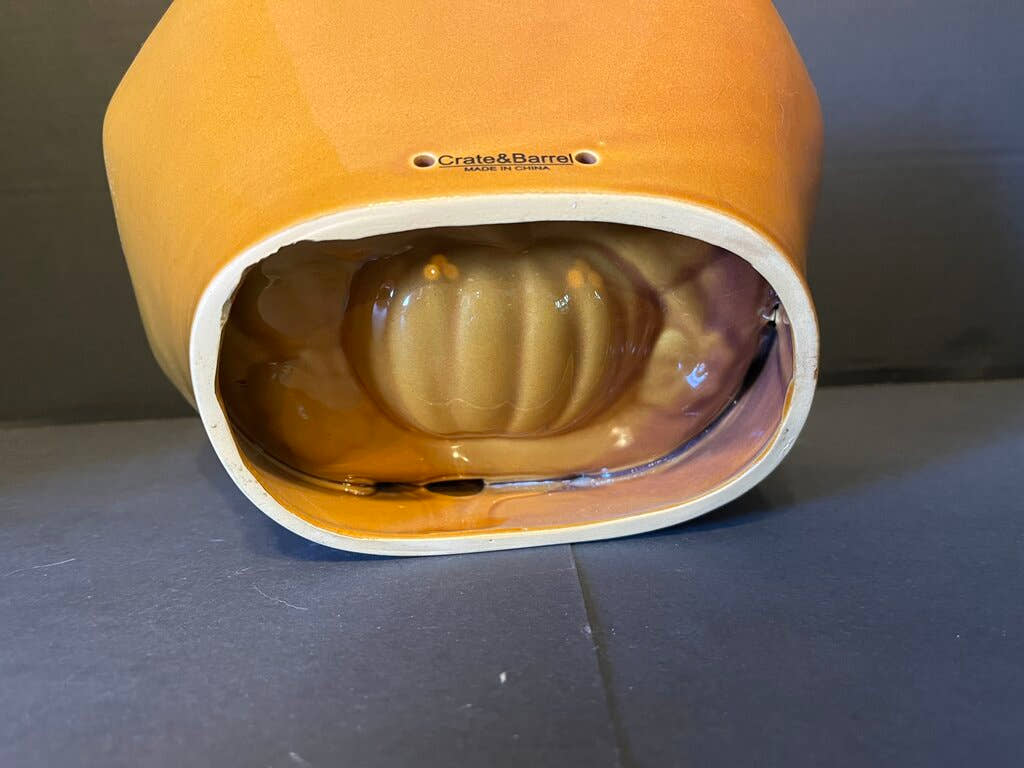 Pumpkin Shaped Decorative Dish