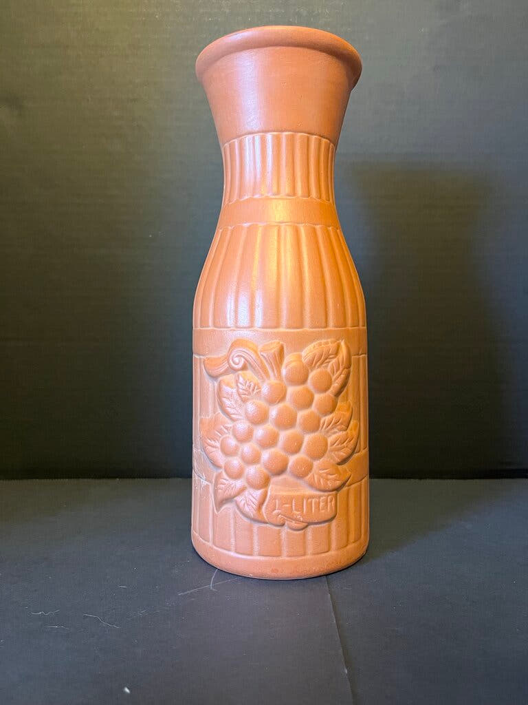 Terra Cotta Grapevine Decanter