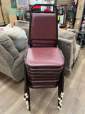 8 Stackable Chairs