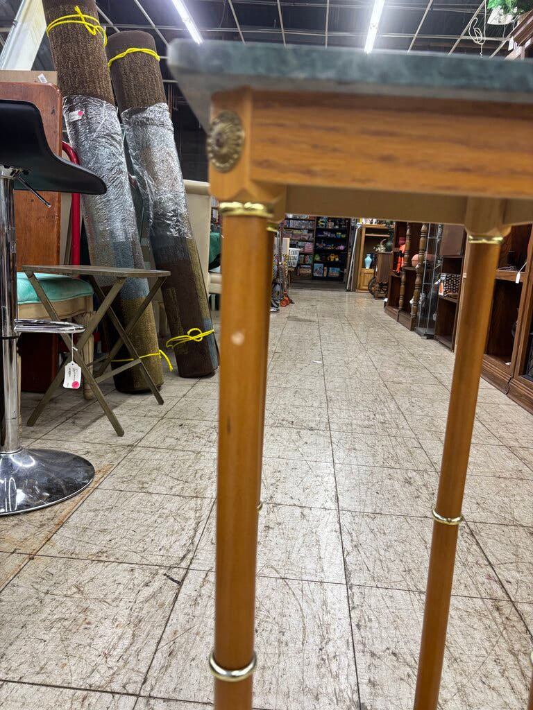 Granite Top Plant Stand