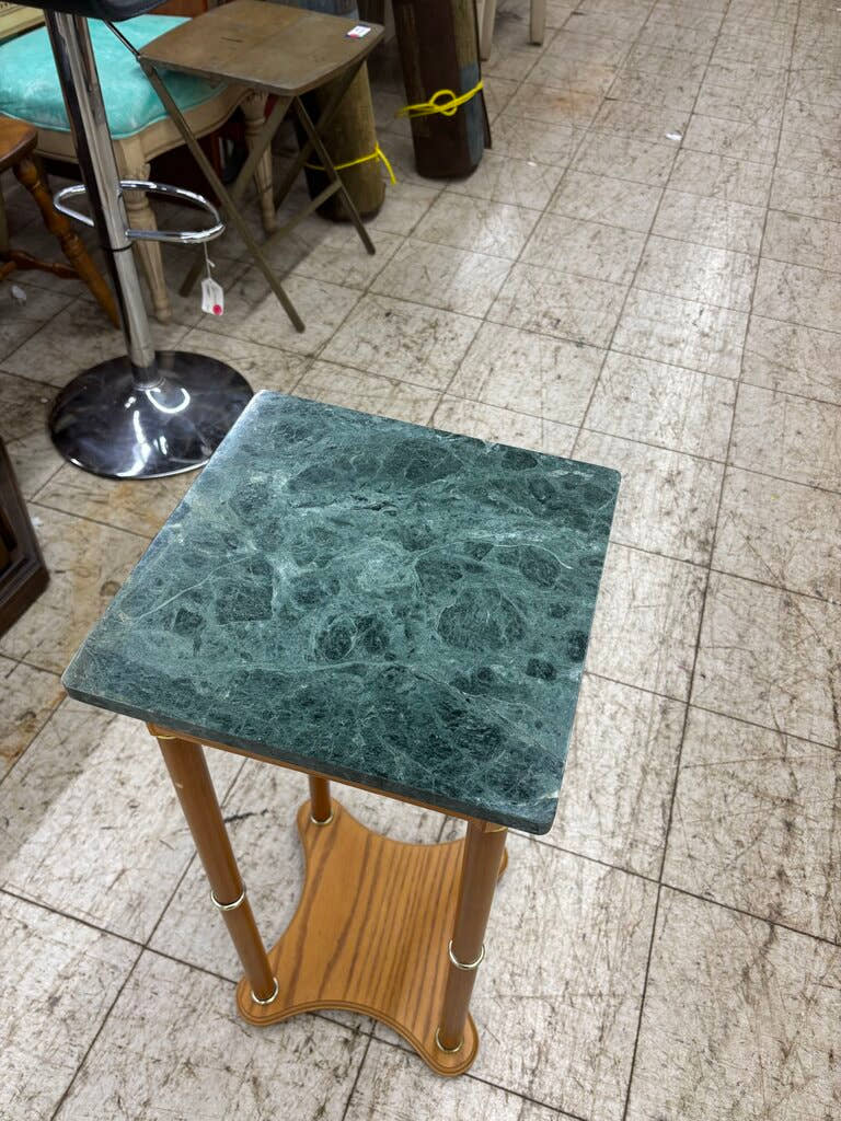 Granite Top Plant Stand