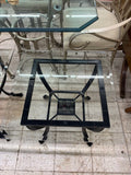 Glass Top Side Table