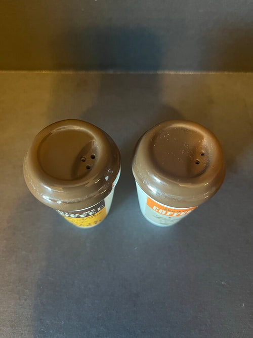 Coffee Themed Salt and Pepper Shakers