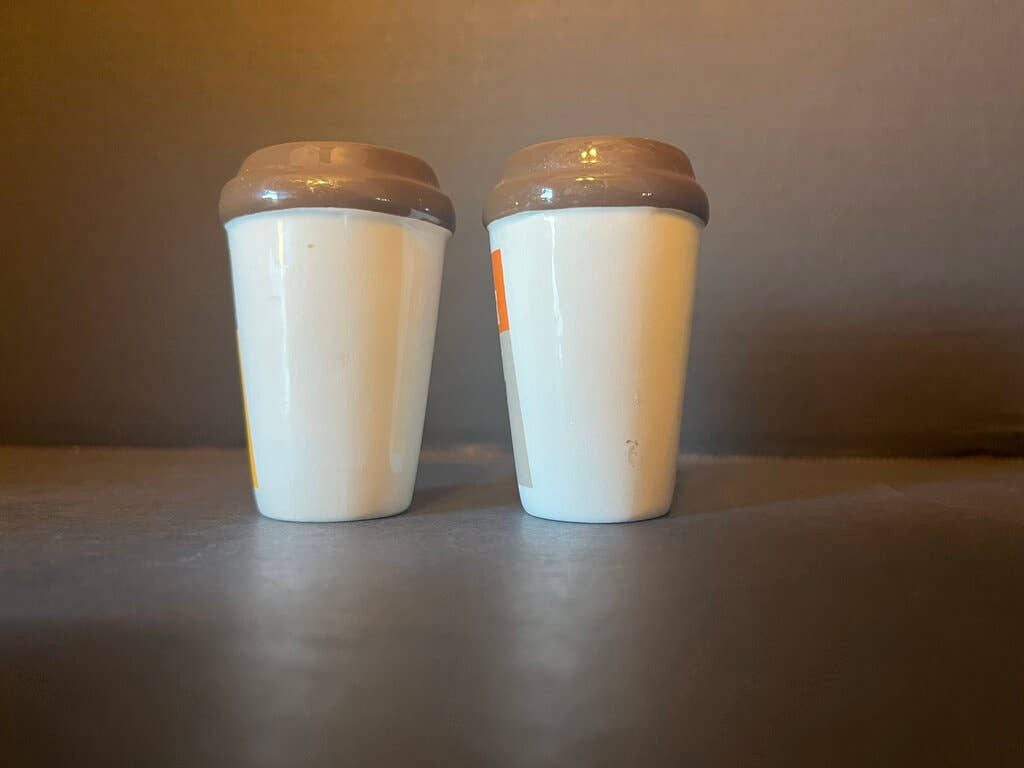 Coffee Themed Salt and Pepper Shakers