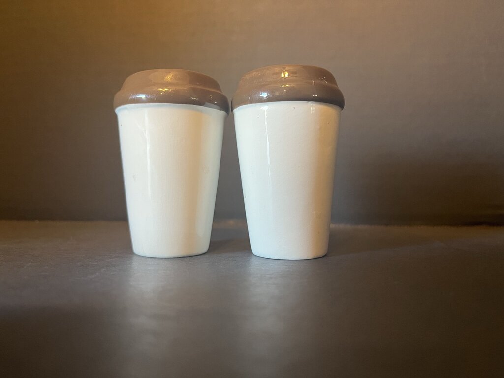 Coffee Themed Salt and Pepper Shakers