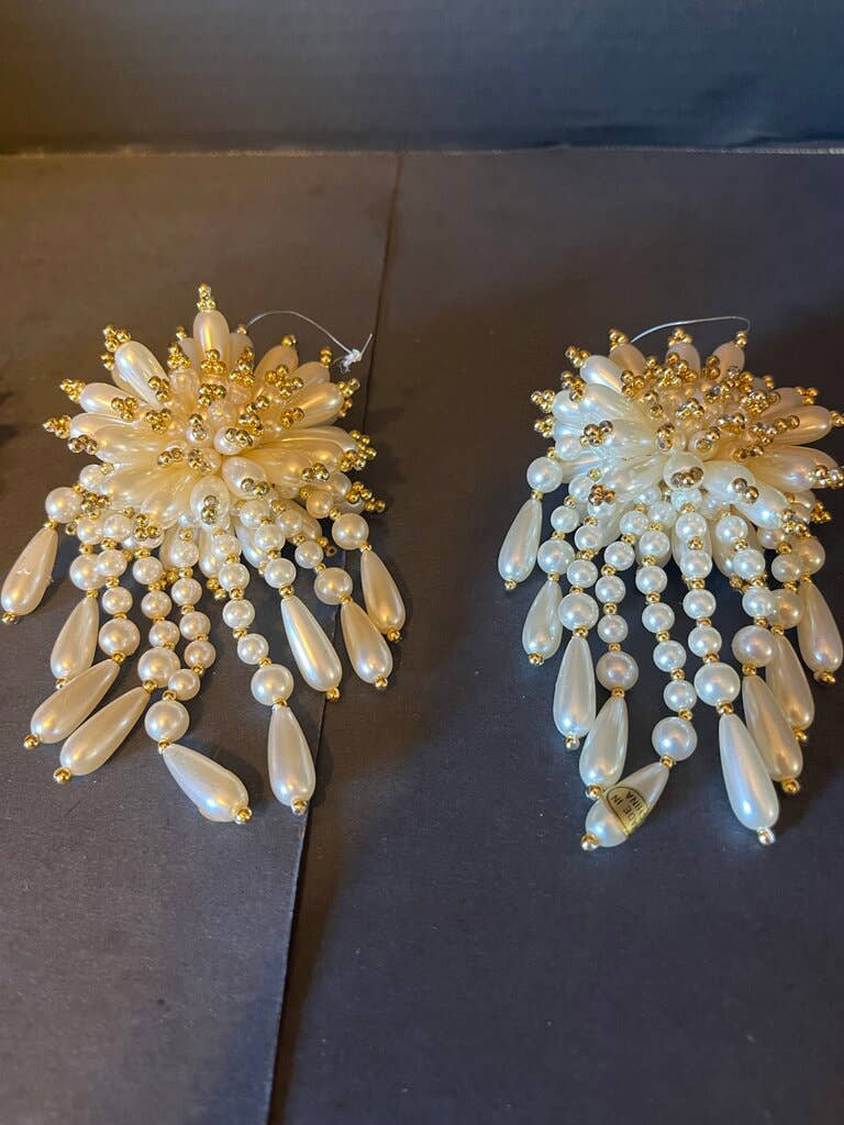 Gold and White Ornaments