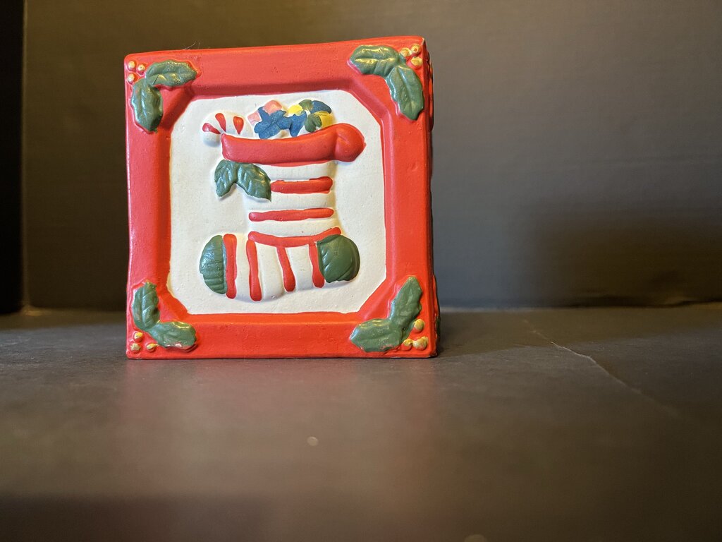 Houston Foods Christmas Planter – Santa & Toy Soldier
