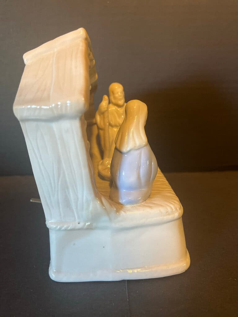 Vintage Ceramic Nativity Scene