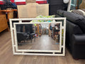 White 'Bamboo' Mirror