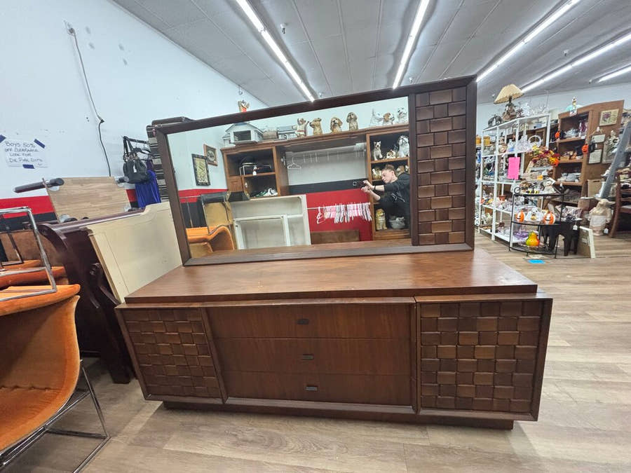 Paul Evans/ Laszlo Dresser w/ Mirror