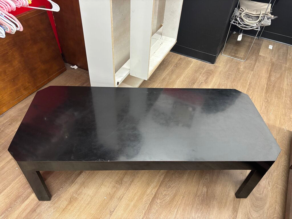Black Lacquer Coffee Table - AS IS