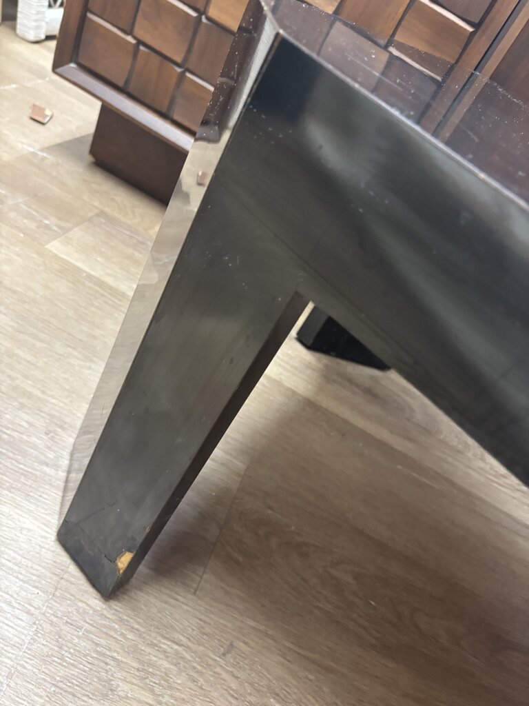 Black Lacquer Coffee Table - AS IS