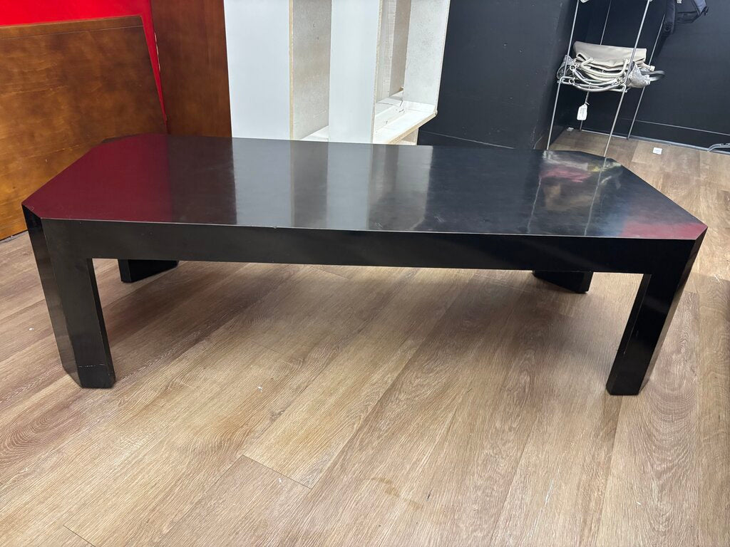 Black Lacquer Coffee Table - AS IS