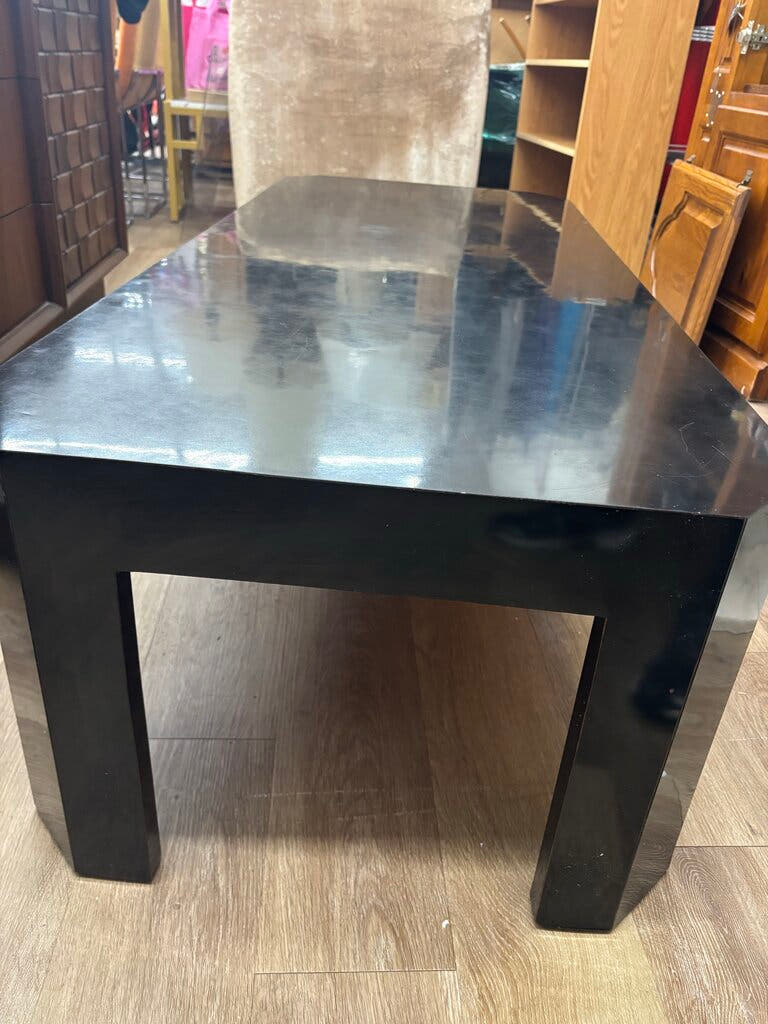 Black Lacquer Coffee Table - AS IS