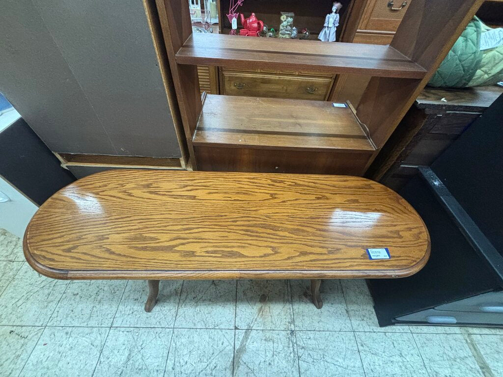 Wood Oblong Sofa Table