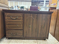 Vntg Hideaway Sewing Table