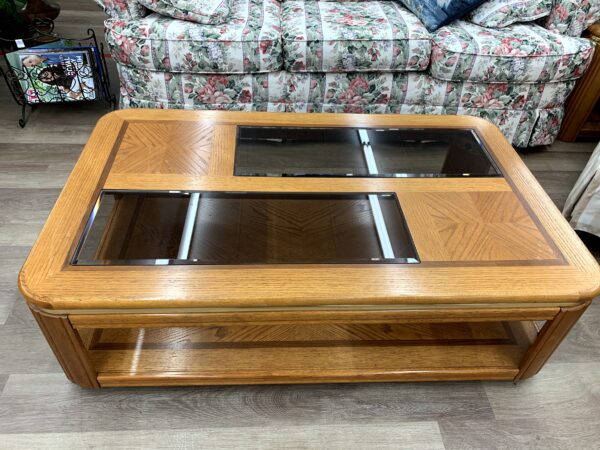 Wooden Coffee and End Table Set - Image 2