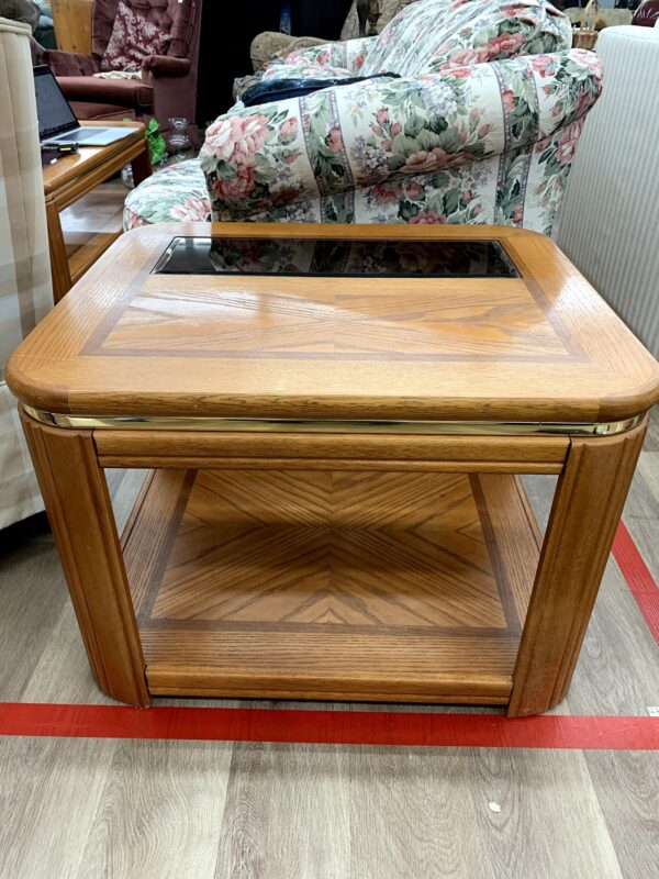 Wooden Coffee and End Table Set - Image 4