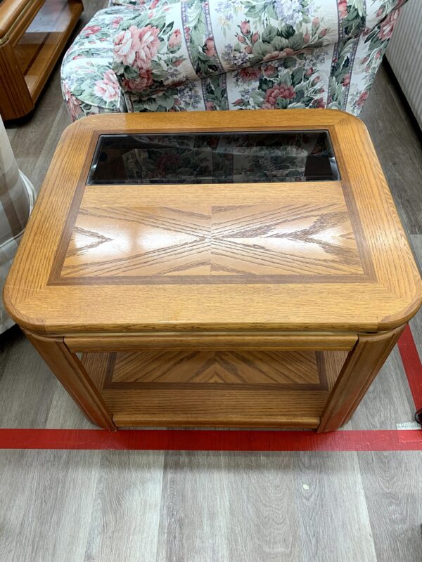 Wooden Coffee and End Table Set - Image 3