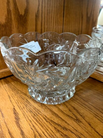 Etched Glass Bowl