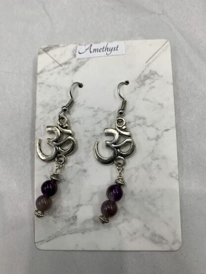 Earrings - Amethyst