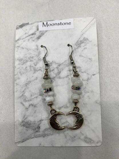 Earrings - Moonstone