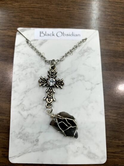 Necklace - Obsidian