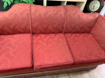 Vintage Red Sofa - Image 9