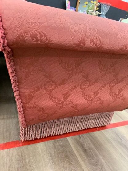 Vintage Red Sofa - Image 8